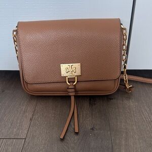 Tory Burch Brown Leather Crossbody Bag